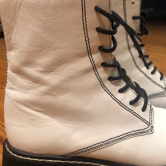 Zara White leather boots ! Bloggers must have - Picture 7 of 9